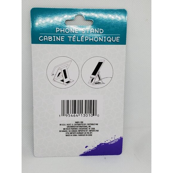 Purple Pink Flamingo Design Adjustable Phone Kick Stand | Fits Most Smartphones - Picture 5 of 7